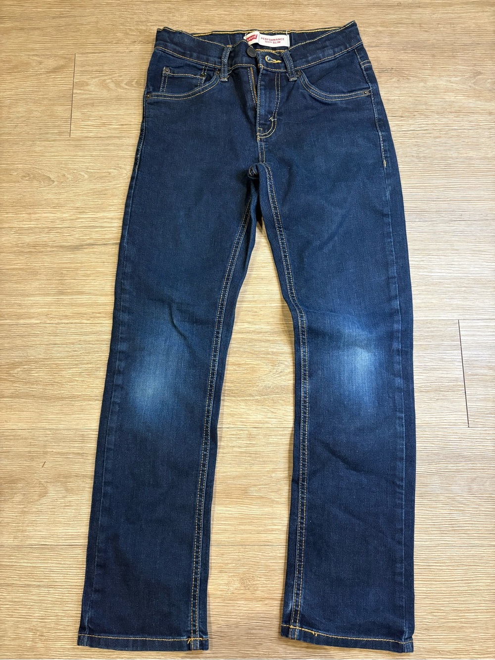 Levi's Boys 511 Slim Fit Performance Stretch Dark Wash Jeans - Size 12 Reg